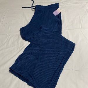 NWT Navy Pajama Pants, L